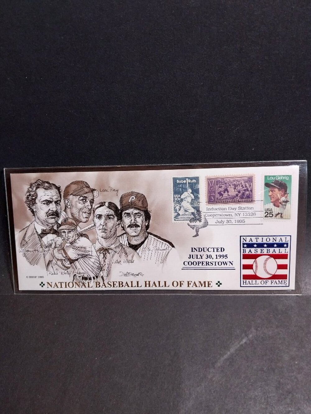 1995 National Baseball HOF Cachet